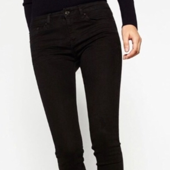 Zara Denim - Black mid ride skinny jeans | Zara Trafaluc